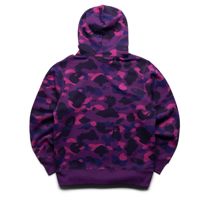 A Bathing Ape Color Camo Bape Pullover Hoodie - Purple