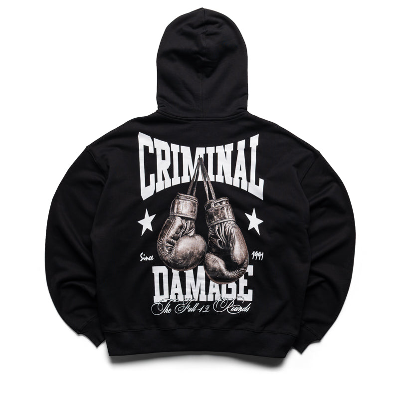 Criminal Damage Boxing Gym Hoodie - Black