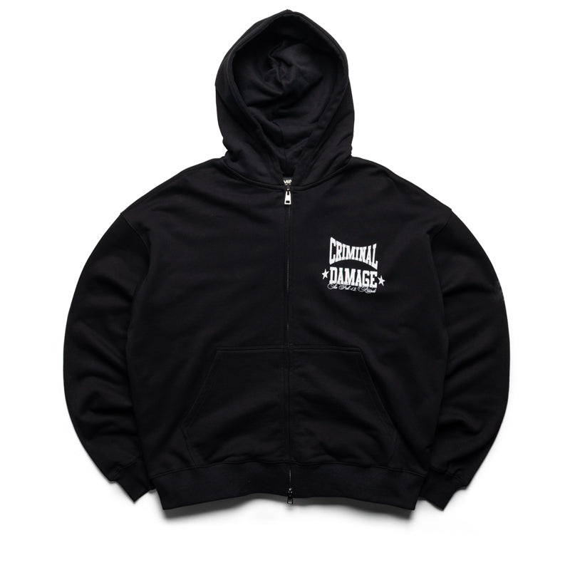 Criminal Damage Boxing Gym Hoodie - Black