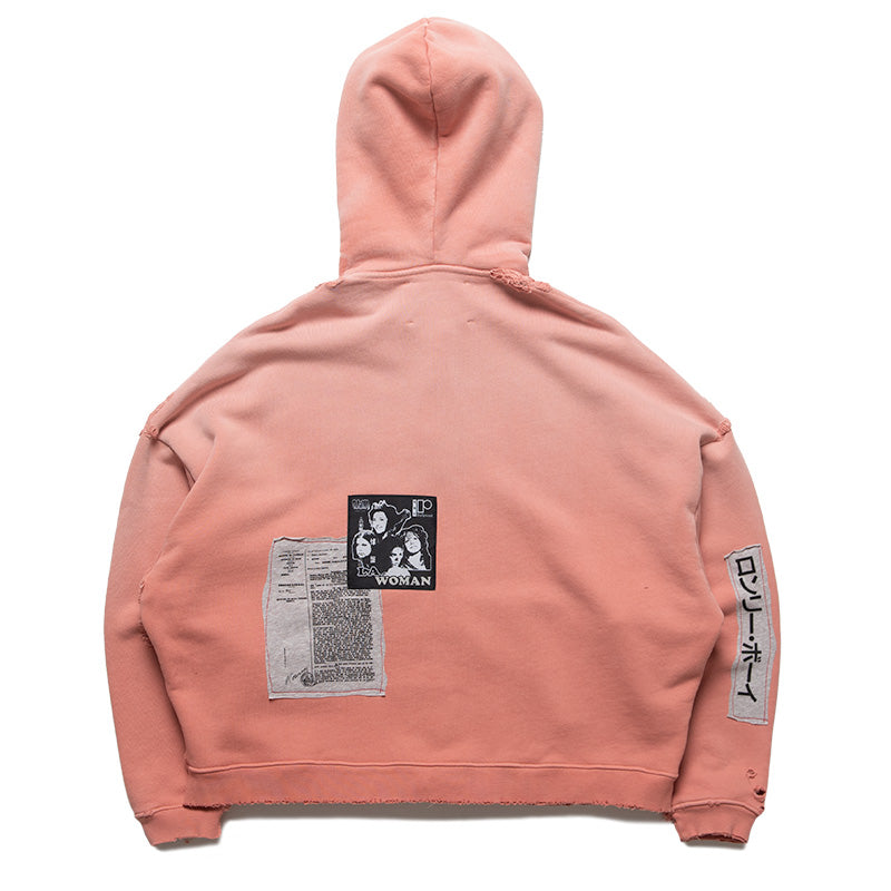 Paly Hollywood Alta Cienega Zip Hoodie - Pink