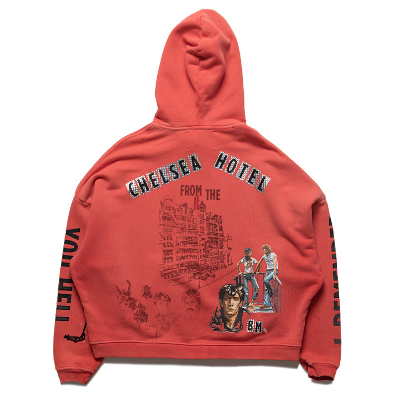 Paly Hollywood Chelseay Hotel Hoodie - Red