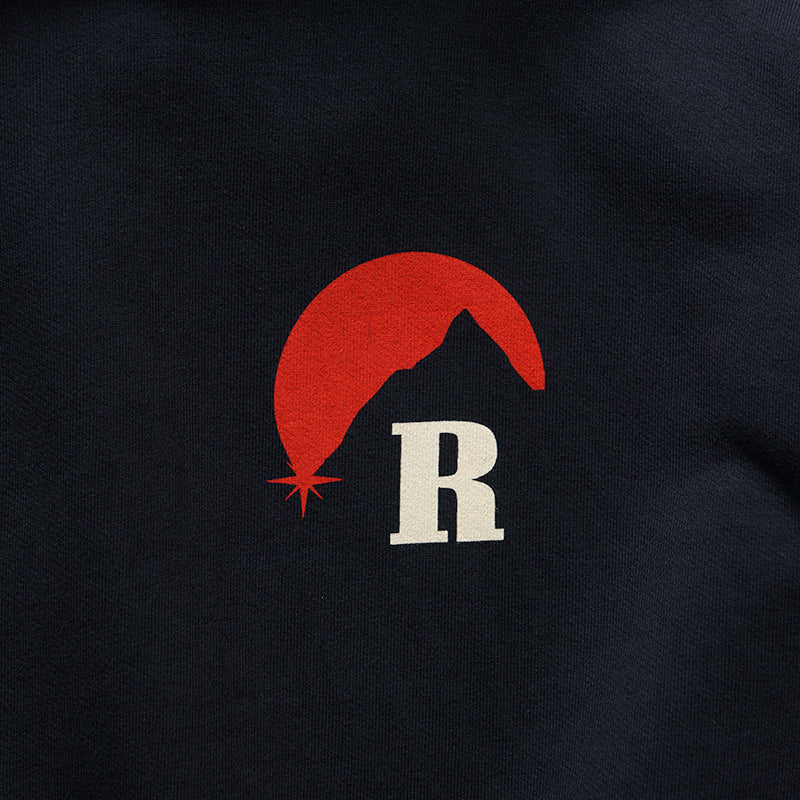 Rhude Moonlight Regatta Hoodie - Vintage Black/Red