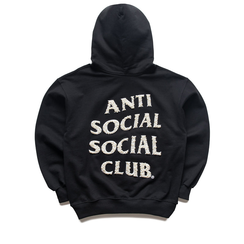 Anti Social Social Club Clutching Pearls Hoodie - Black
