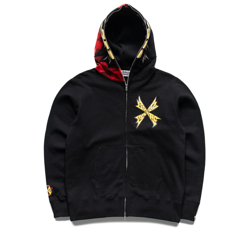 A Bathing Ape Bapeman-X Full Zip Hoodie - Black