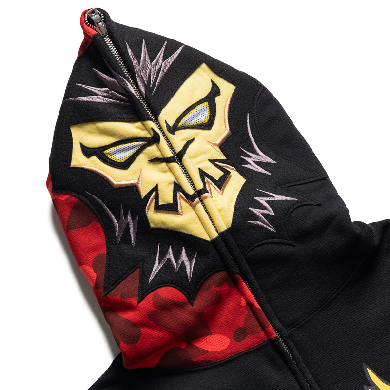 A Bathing Ape Bapeman-X Full Zip Hoodie - Black