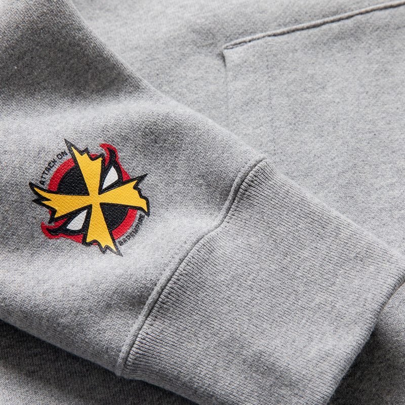 A Bathing Ape Bapeman-X Full Zip Hoodie - Gray