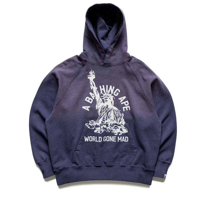 A Bathing Ape Destroy Washed Hoodie - Purple