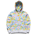 A Bathing Ape Multi Camo Baby Milo Full Zip Hoodie - White