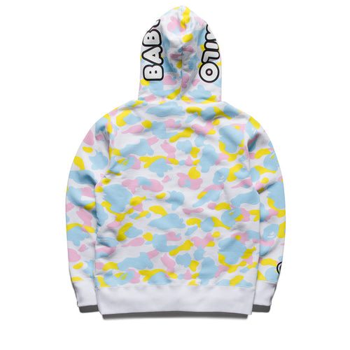 A Bathing Ape Multi Camo Baby Milo Full Zip Hoodie - White
