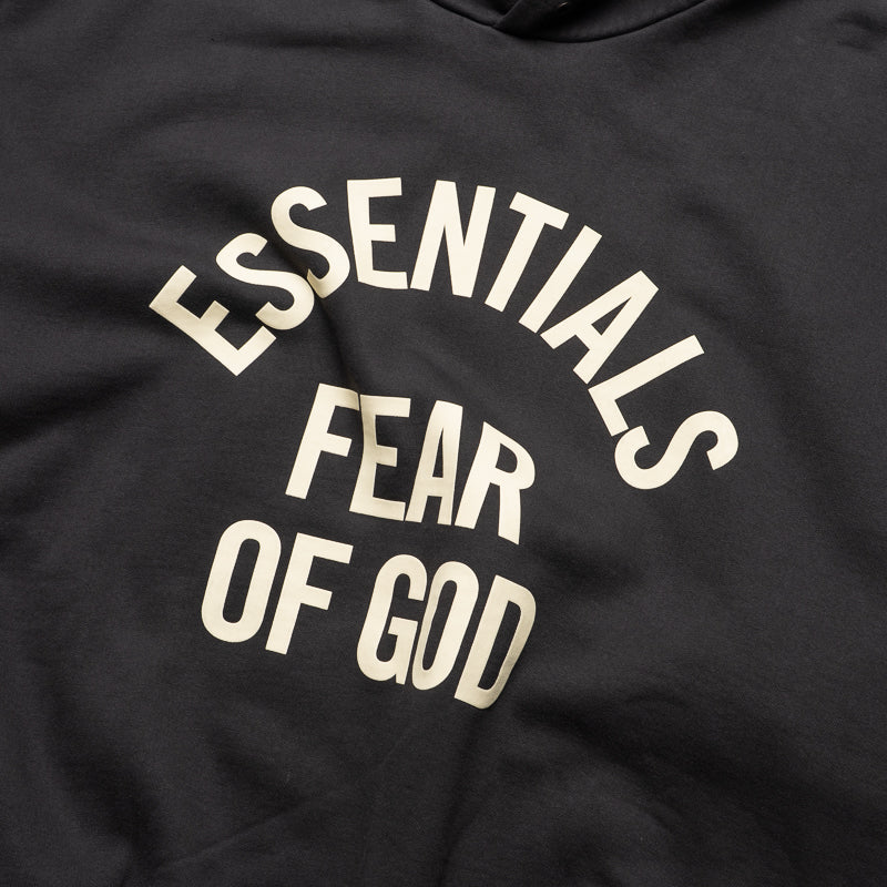 Fear Of God Essentials Campus 90's Hoodie - Faded Black