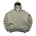 Fear Of God Essentials Signature Classic Full Zip Hoodie - Concrete Heather