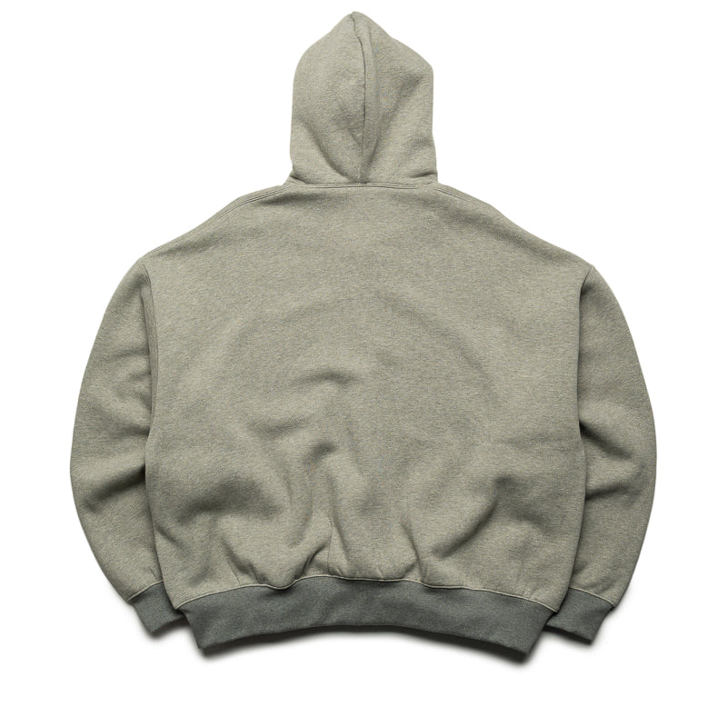 Fear Of God Essentials Signature Classic Full Zip Hoodie - Concrete Heather