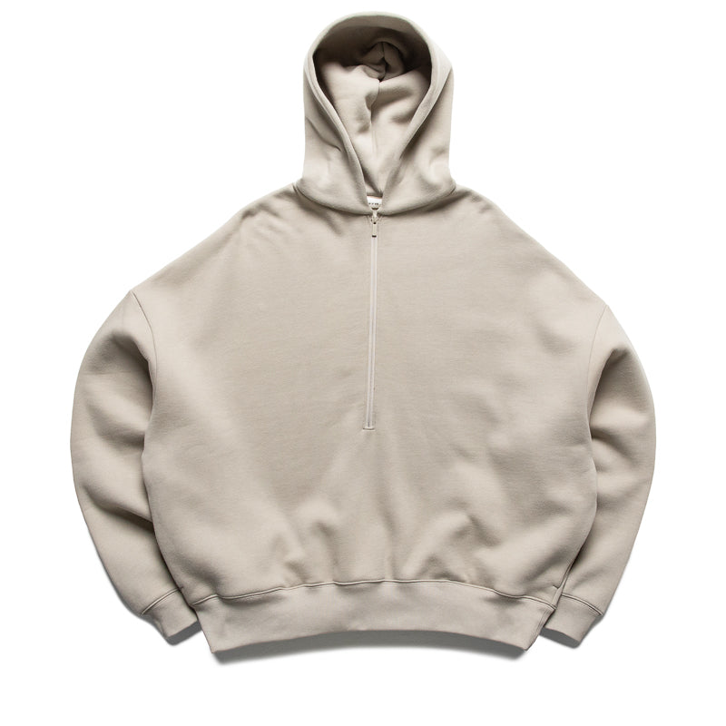 Fear Of God Essentials Property Lounge Half Zip Hoodie - Seal