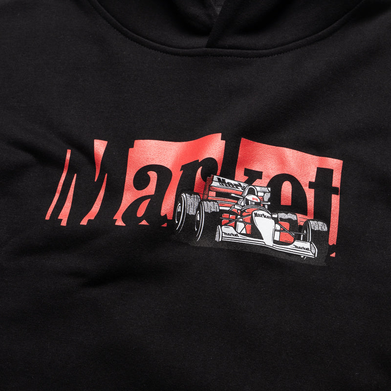 Market Have A Nice Race Hoodie - Washed Black