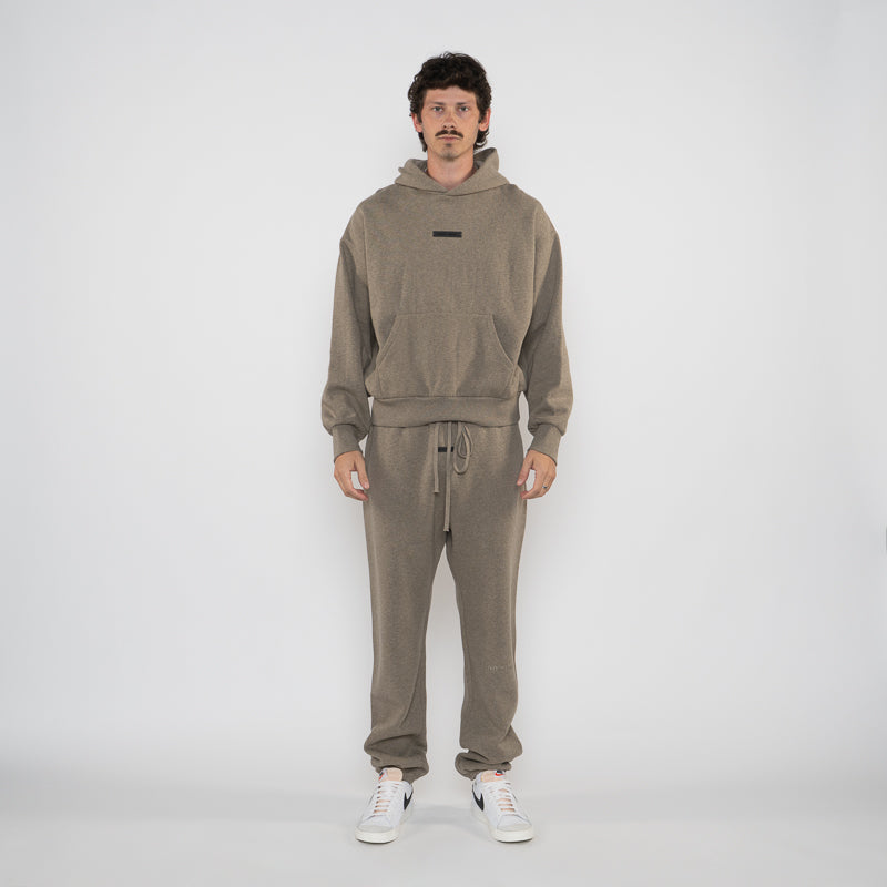 Fear Of God Essentials Classic Fit Fleece Hoodie - Homestead Heather
