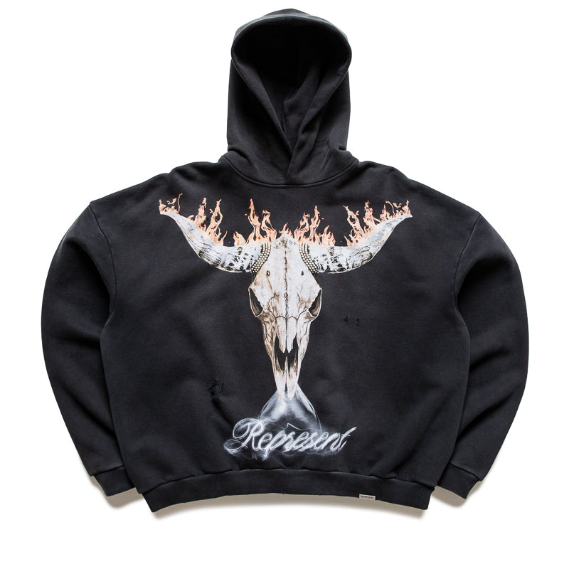 Represent British Cowboys Hoodie - Stained Black
